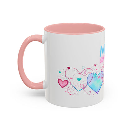 Mon amour/Pour toujours Valentine's Day Mug Set– Romantic French Gift for Couples [1 of 2] (11oz, 15oz)