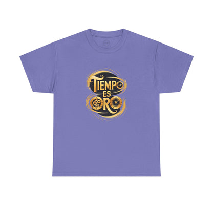 Gildan · 5000 Unisex Tee - Tiempo Es Oro – Stylish Motivational Design