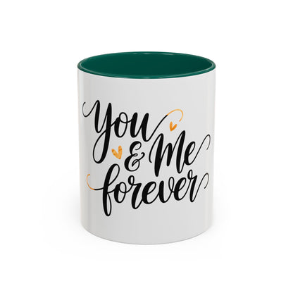 You & Me Forever Valentine's Day Mug – Minimalist Romantic Gift for Love & Romance (11oz)