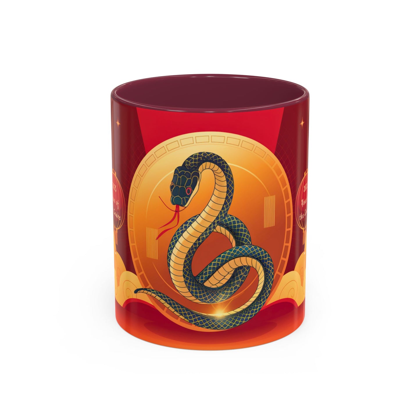 2025 Year of the Snake Chinese New Year Colorful Mug, 11oz (v5)