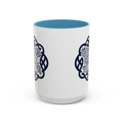 May the Road Rise to Meet You - Celtic Knot Design Mug (11oz, 15oz)