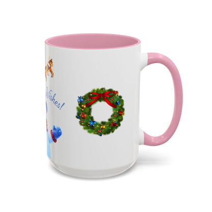Merry Wishes Snowman Mug