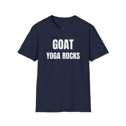 GOAT YOGA ROCKS Unisex Graphic Tee