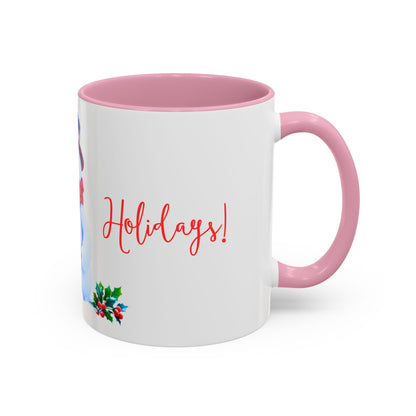 Merry Holidays Snowman Mug (v2)