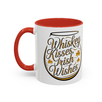 Whiskey Kisses, Irish Wishes – St. Patrick’s Day Mug (11oz, 15oz)