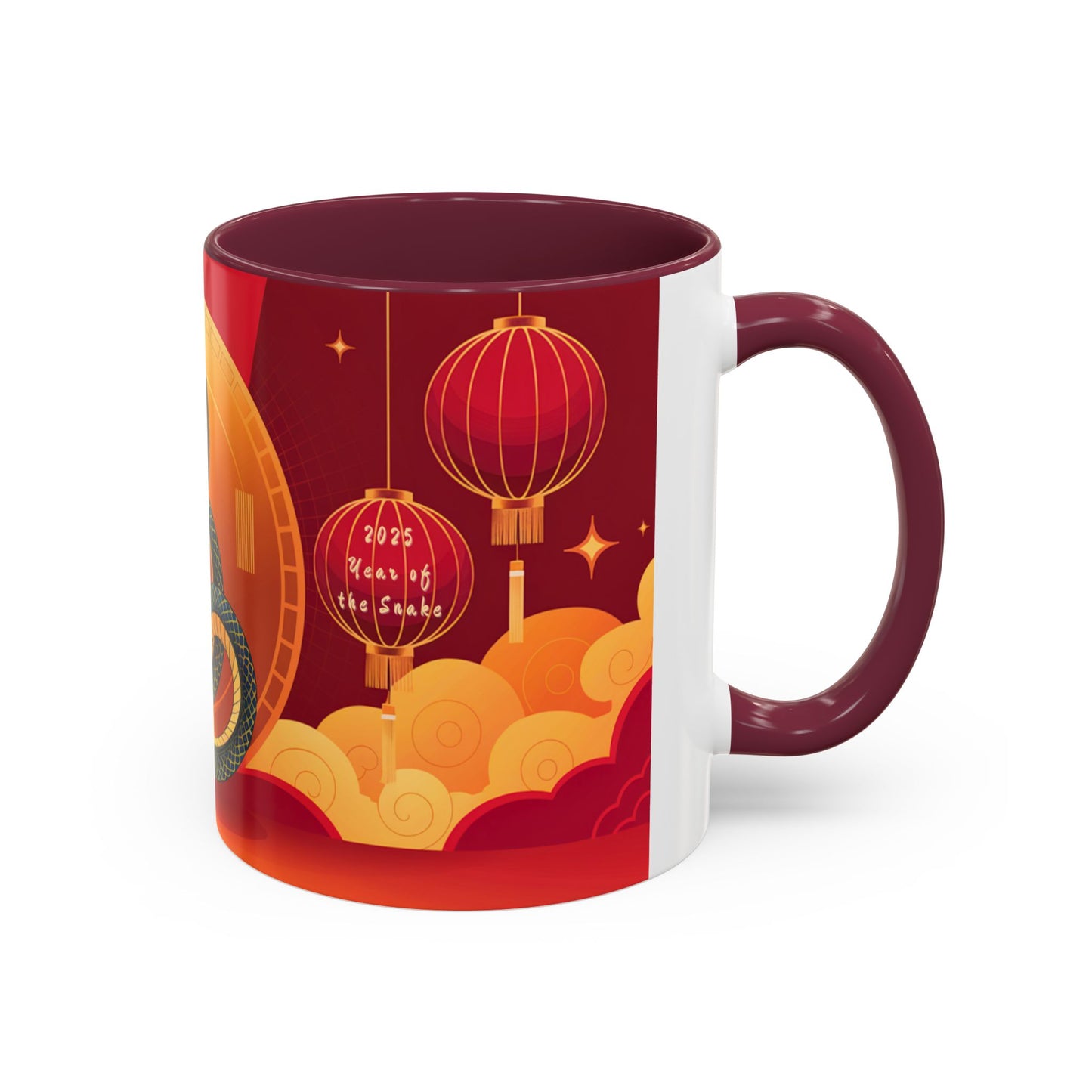 2025 Year of the Snake Chinese New Year Colorful Mug, 11oz (v5)