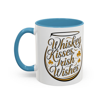 Whiskey Kisses, Irish Wishes – St. Patrick’s Day Mug (11oz, 15oz)