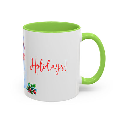 Merry Holidays Snowman Mug (v2)