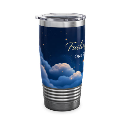 Fueling Dreams - One Sip at a Time - Ringneck Tumbler, 20oz