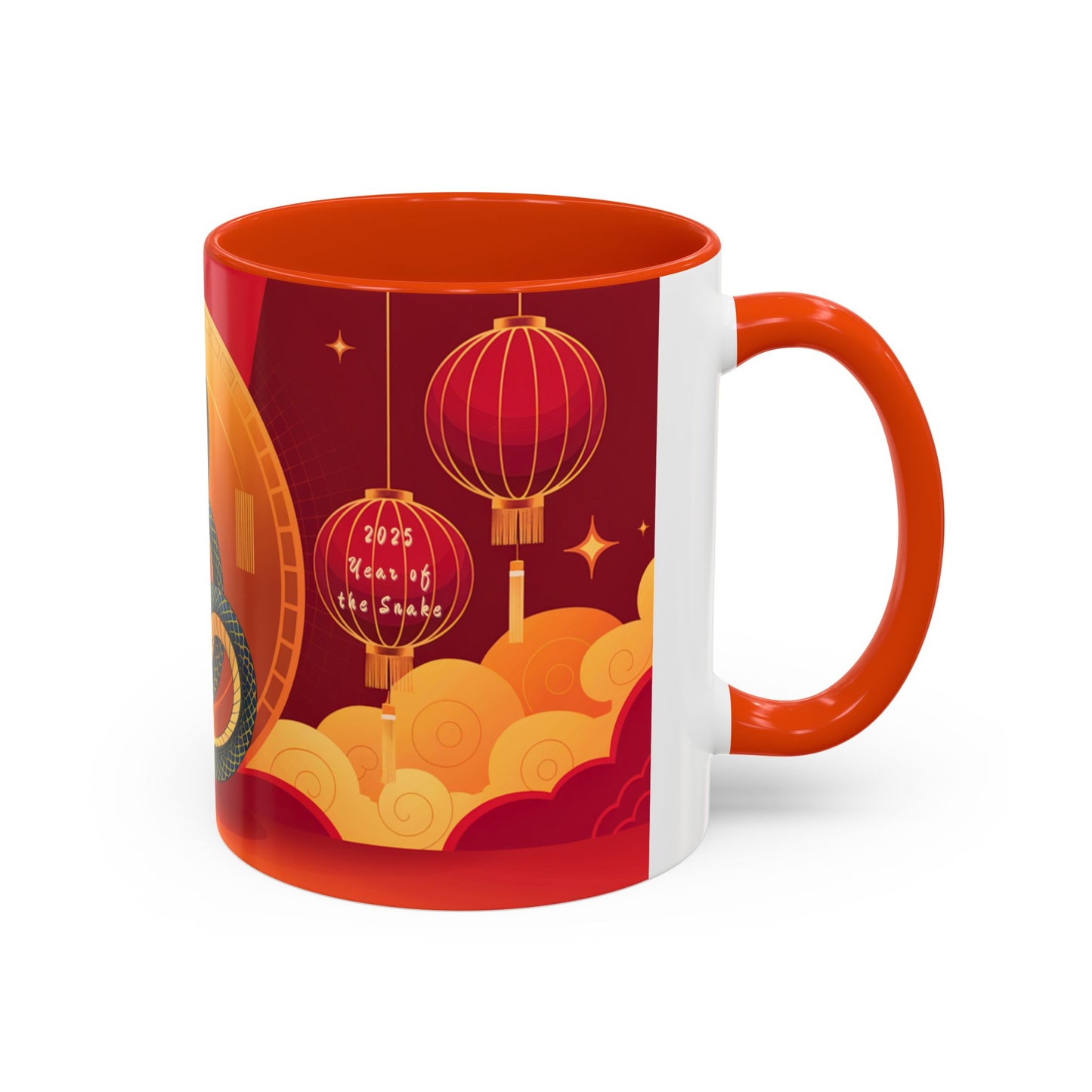 2025 Year of the Snake Chinese New Year Colorful Mug, 11oz (v5)