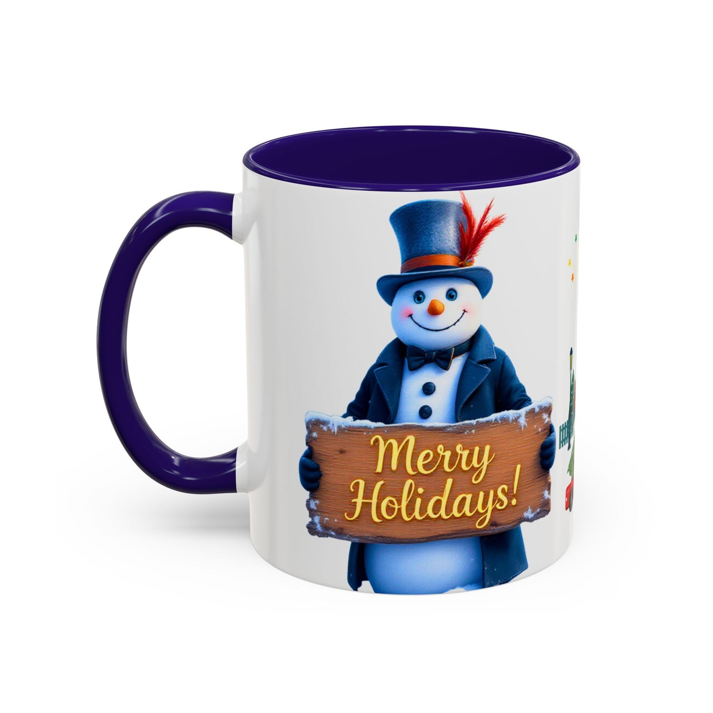 Merry Holidays Snowman Mug (v1)