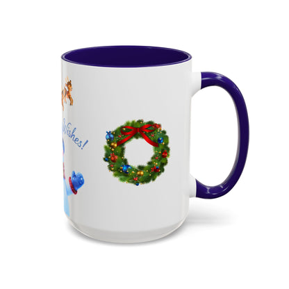 Merry Wishes Snowman Mug