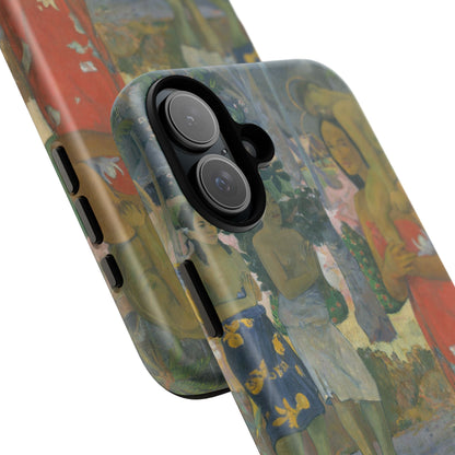 Tough Phone Case for iPhone, Samsung and Google Pixel - Gauguin, Ia Orana Maria (Hail Mary) (1891)