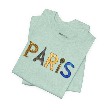 Paris Typography T-Shirt