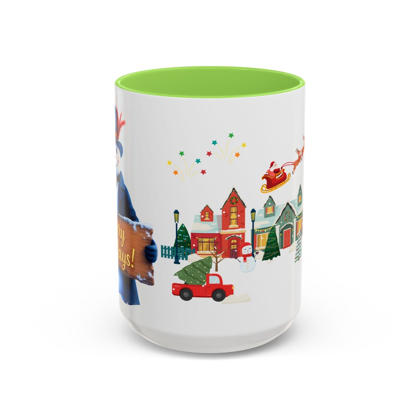 Merry Holidays Snowman Mug (v1)