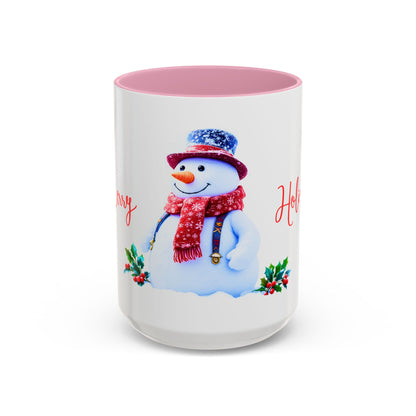 Merry Holidays Snowman Mug (v2)