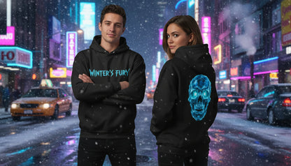 Winter’s Fury Crystal Skull Hoodie