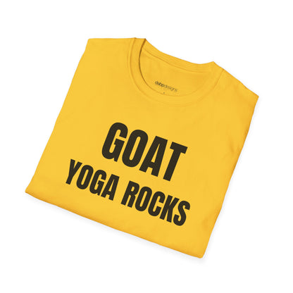 GOAT YOGA ROCKS Unisex Graphic Tee