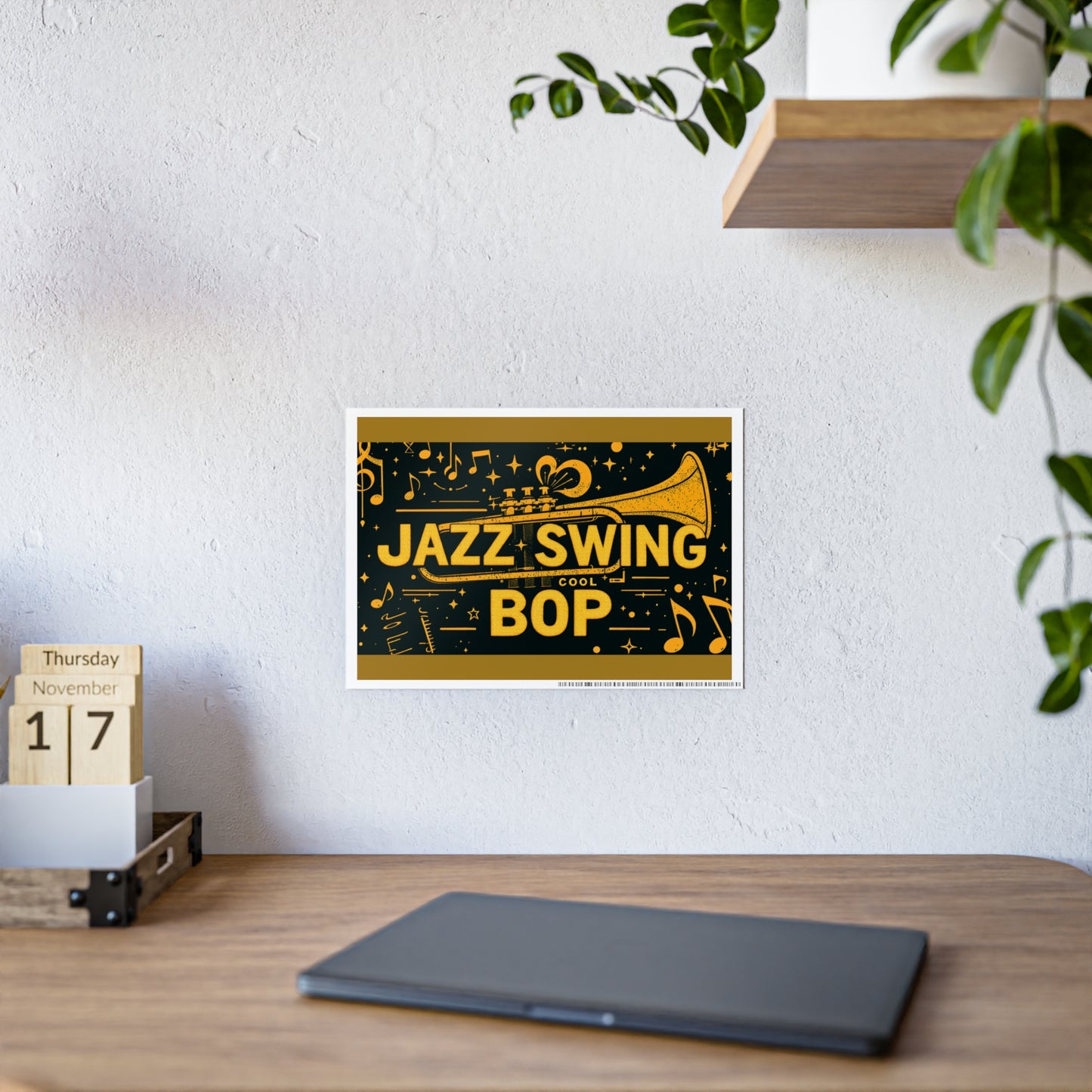 Jazz-Inspired Glossy Poster Art | Fourth Dimension