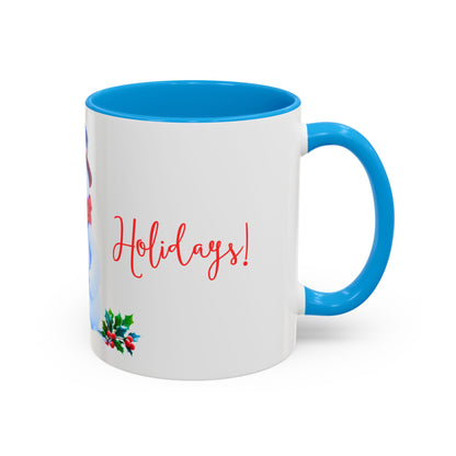 Merry Holidays Snowman Mug (v2)