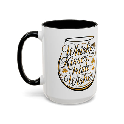 Whiskey Kisses, Irish Wishes – St. Patrick’s Day Mug (11oz, 15oz)