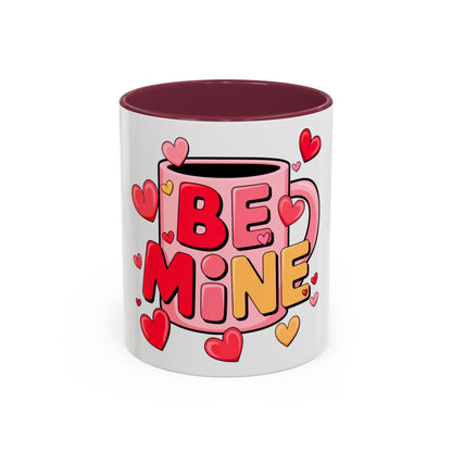 Be Mine Valentine's Day Coffee Mug – Cute Heart Mug for Love & Romance (11oz)