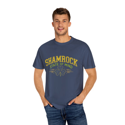 Comfort Colors 1717 Unisex Garment-Dyed T-shirt - Shamrock State of Mind St. Patrick’s Day Design