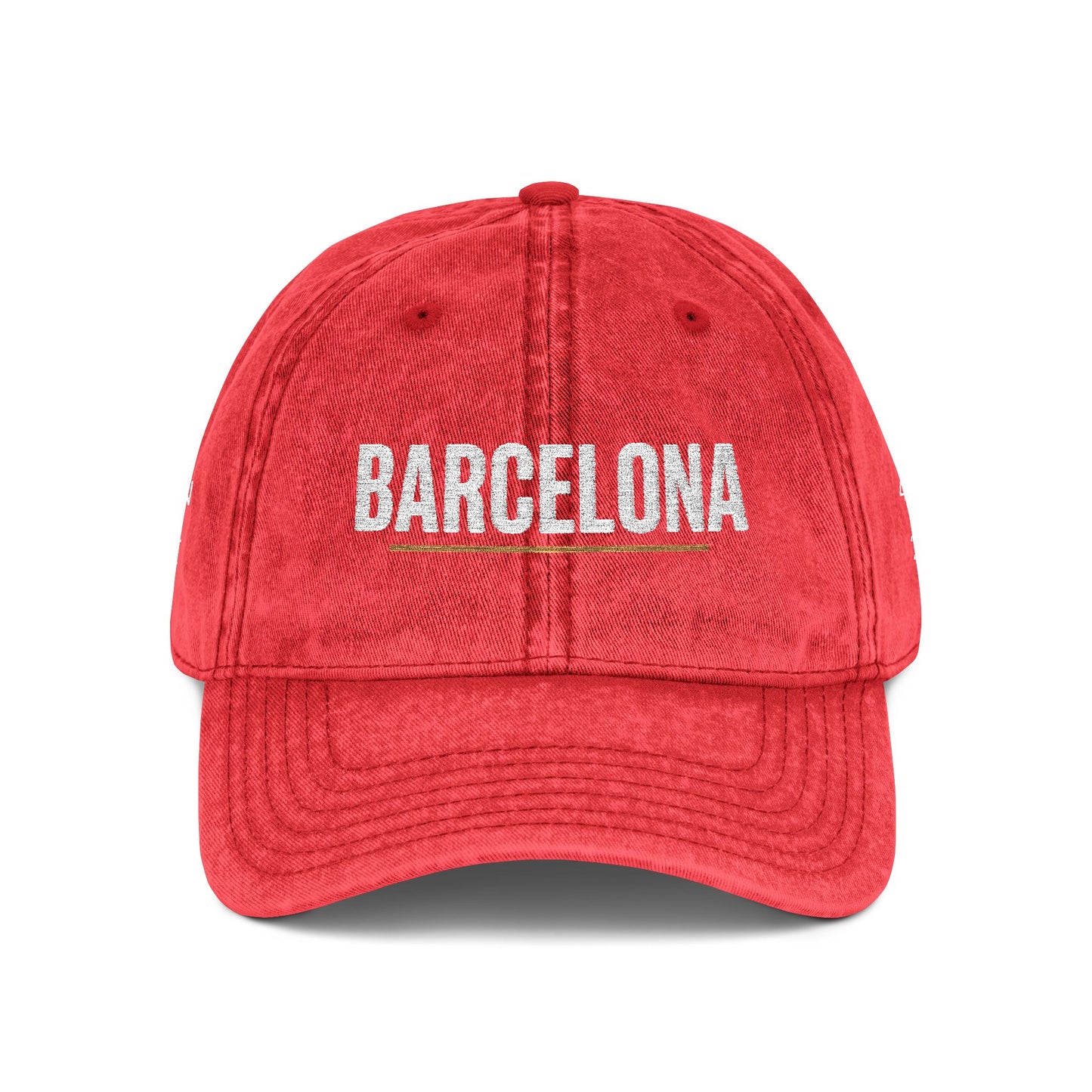 Barcelona Vintage Embroidered Dad Cap | Beach Cities Collection