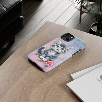 Tough Phone Case for iPhone, Samsung and Google Pixel - Dem Putty Tat Series (v1)