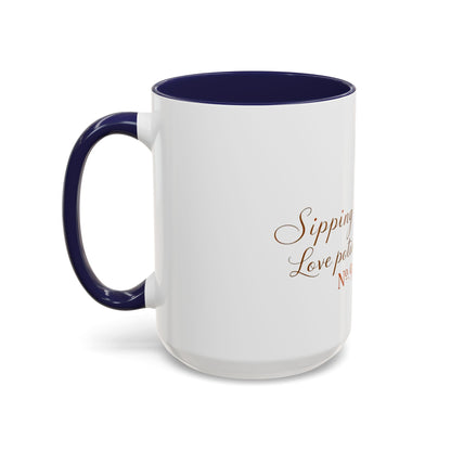 Sipping Love Potion No. 9 - Elegant Valentine Mug (11oz, 15oz)