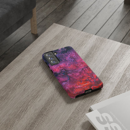 Tough Phone Cases for iPhone, Samsung and Google Pixel - DABPdesigns Acrylic Abstract Design (v1)