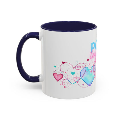 Pour toujours/Mon amour Valentine's Day Mug Set– Romantic French Gift for Couples [2 of 2] (11oz, 15oz)