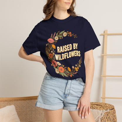 Raised by Wildflowers Botanical Graphic Tee
