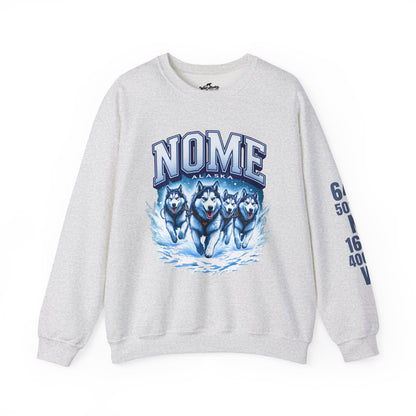 Nome Huskies Cotton Crewneck Sweatshirt | Wild Alaska Series Edition 🐺❄️