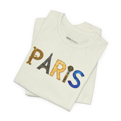 Paris Typography T-Shirt