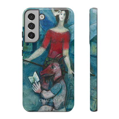Tough Phone Case for iPhone, Samsung and Google Pixel - Chagall, The Angel and the Reader (1930)