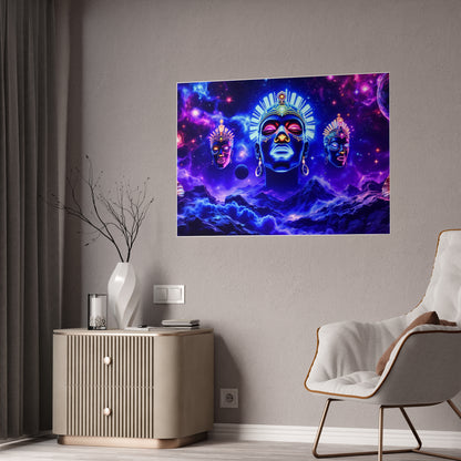 Jazz-Inspired Glossy Poster Art | Voodoo Vibes