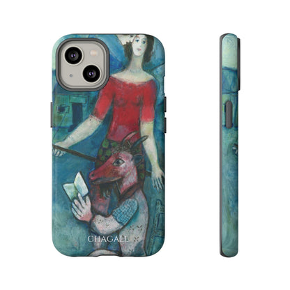 Tough Phone Case for iPhone, Samsung and Google Pixel - Chagall, The Angel and the Reader (1930)