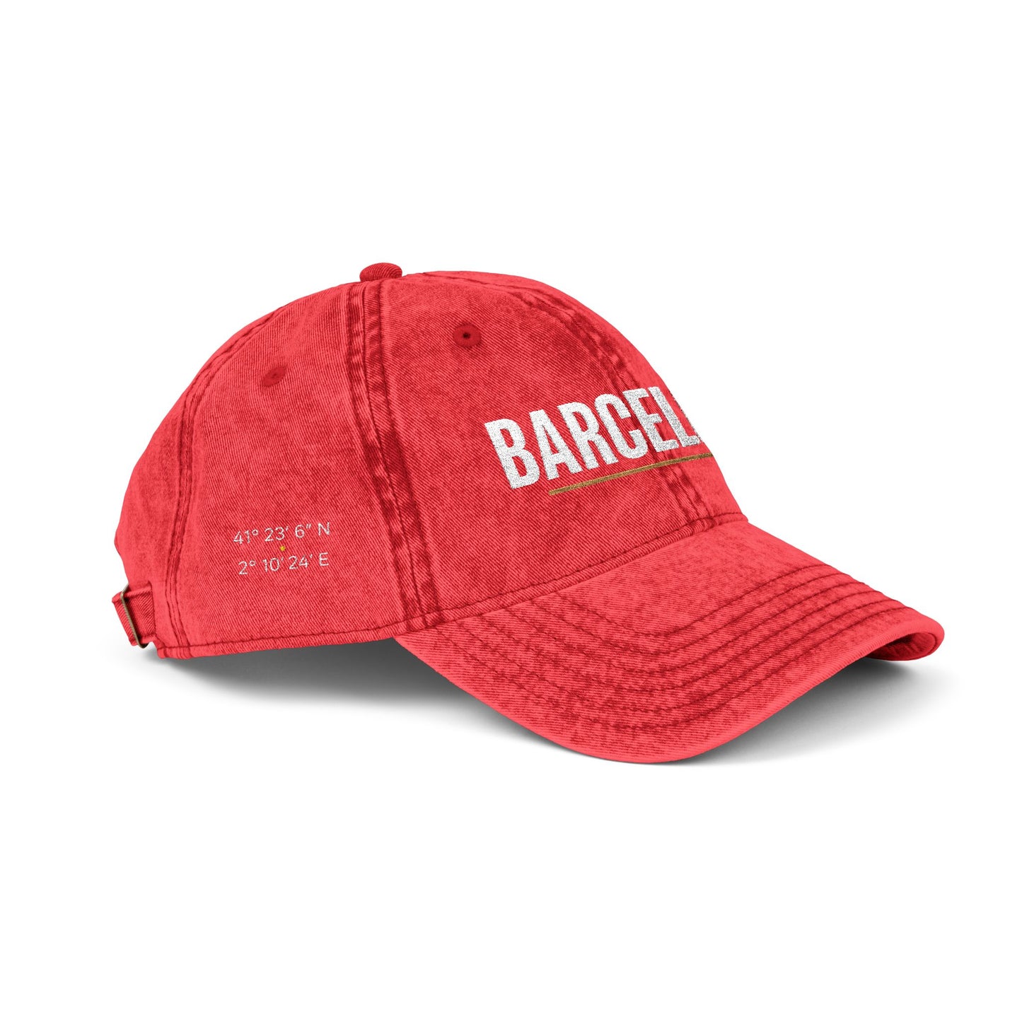 Barcelona Vintage Embroidered Dad Cap | Beach Cities Collection