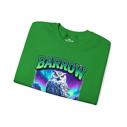 Barrow Owl Cotton Crewneck Sweatshirt | Wild Alaska Series Edition 🦅🇨🇦