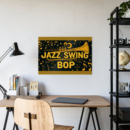 Jazz-Inspired Glossy Poster Art | Fourth Dimension
