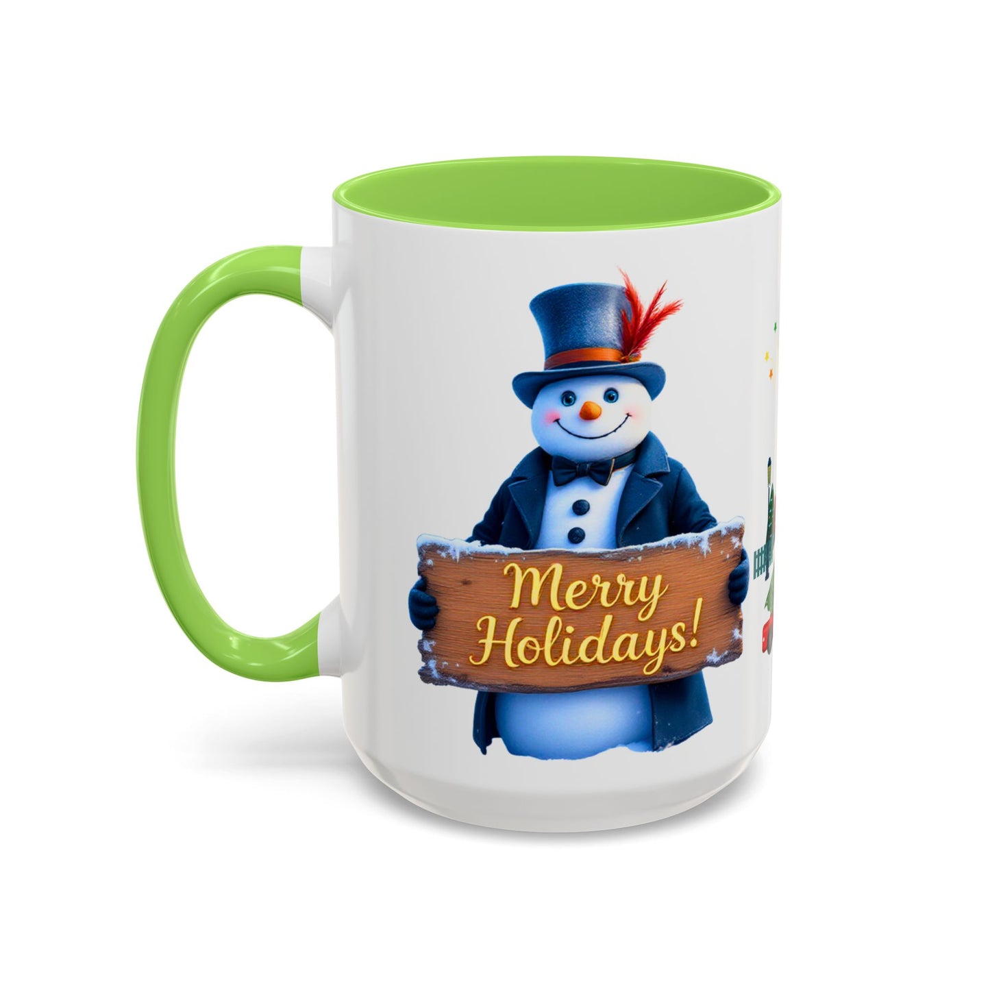 Merry Holidays Snowman Mug (v1)