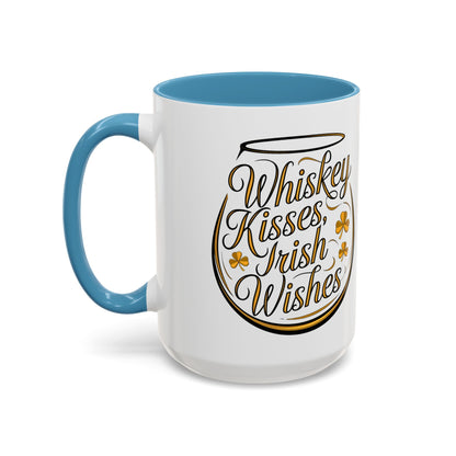 Whiskey Kisses, Irish Wishes – St. Patrick’s Day Mug (11oz, 15oz)