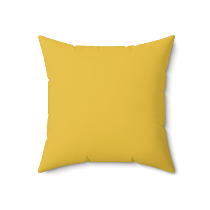 Almohada navideña con trineo de renos azules encantados