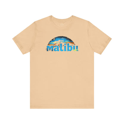 Bella+Canvas · 3001 Unisex Jersey Short Sleeve Tee - Malibu Coastal Vibes (v3)