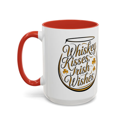Whiskey Kisses, Irish Wishes – St. Patrick’s Day Mug (11oz, 15oz)