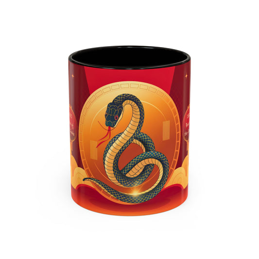 2025 Year of the Snake Chinese New Year Colorful Mug, 11oz (v5)