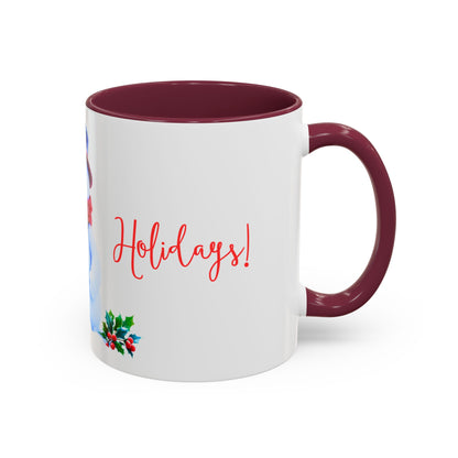 Merry Holidays Snowman Mug (v2)