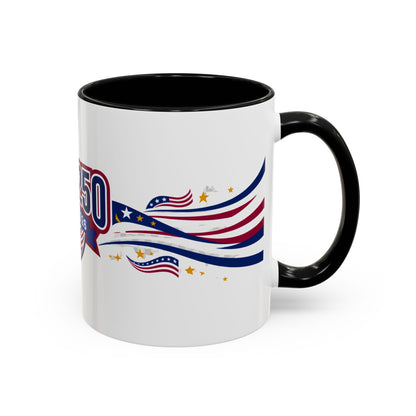 USA250 1776–2026 Patriotic Accent Mug