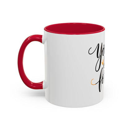 You & Me Forever Valentine's Day Mug – Minimalist Romantic Gift for Love & Romance (11oz)